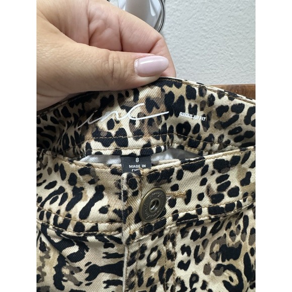 inc international concepts Leopard Mini Skirt Size 8 - Picture 6 of 10